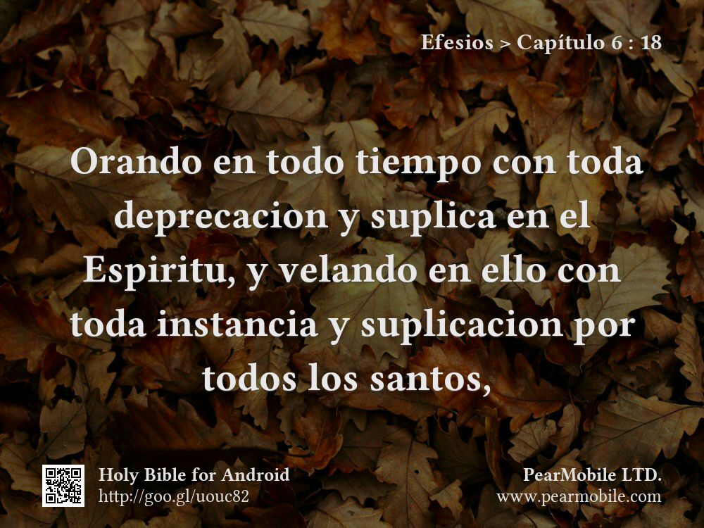 Efesios, Capítulo 6:18